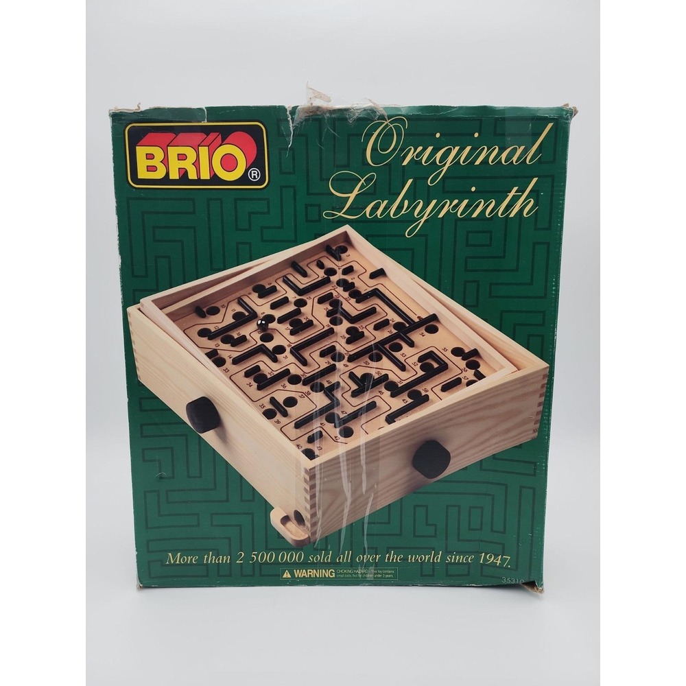 Brio Original Labyrinth Game Classic And Challenging Crafted In Sweden In 1947